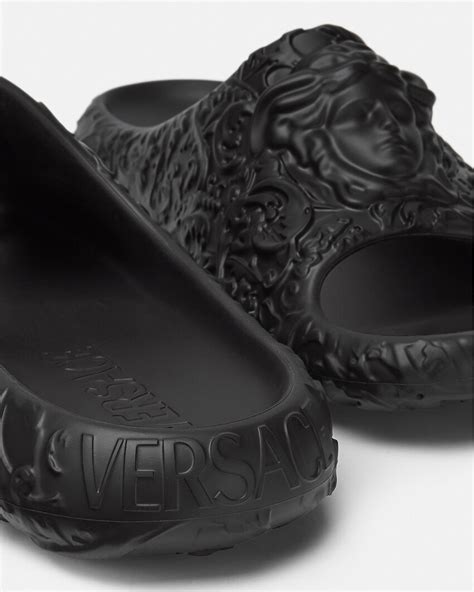 kaws x versace|Versace Dimension Medusa Slide Black Men's.